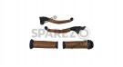 Royal Enfield Meteor and Classic Reborn 350 Big Size Tool Bag lever with Grip Brown - SPAREZO